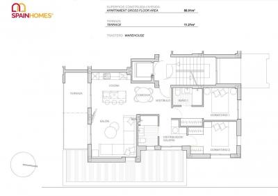 Lägenhet till salu i Torre-Pacheco - RMU-00112-3-Penthouse Lägenhet till salu i Torre-Pacheco - RMU-00112-3-Penthouse