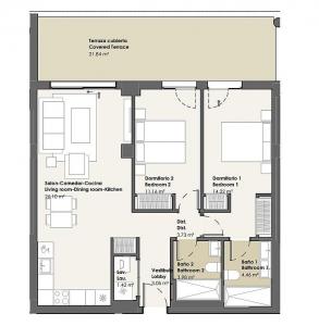 Apartment for sale in Torrox - AGP-01090-2-GroundFloor