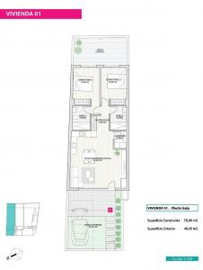 Huoneisto myytävänä San Pedro del Pinatar - RMU-00332-2-GroundFloor