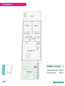 Lägenhet till salu i San Pedro del Pinatar - RMU-0332-2-GroundFloor Lägenhet till salu i San Pedro del Pinatar - RMU-0332-2-GroundFloor