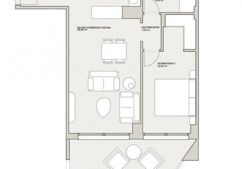 Apartamento en venta en Torremolinos - AGP-1091-1-MiddleFloor Apartamento en venta en Torremolinos - AGP-1091-1-MiddleFloor