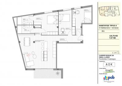 Appartement à vendre à Lérida - 25-5-05655