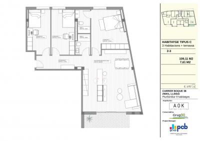 Appartement à vendre à Lérida - 25-5-05656