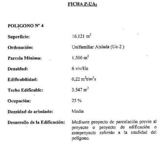 Участок на продажу в Santa María - 02476 Участок на продажу в Santa María - 02476