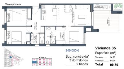 Appartement zum verkauf in Las Lomas del Rame-Bahía Bella - 0006MME710 Appartement zum verkauf in Las Lomas del Rame-Bahía Bella - 0006MME710