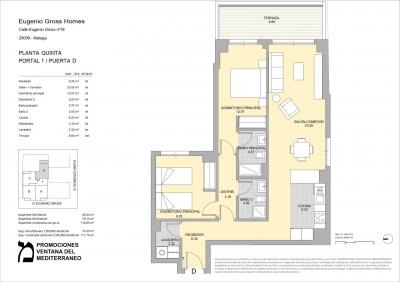 Apartamento en venta en Málaga-Centro - METROPOLITAN-5D Apartamento en venta en Málaga-Centro - METROPOLITAN-5D