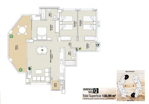 Apartment for sale in Playa del Esparto-Veneziola - CLDC-62867 Apartment for sale in Playa del Esparto-Veneziola - CLDC-62867