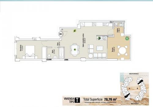 Apartment for sale in Playa del Esparto-Veneziola - CLDC-35544 Apartment for sale in Playa del Esparto-Veneziola - CLDC-35544
