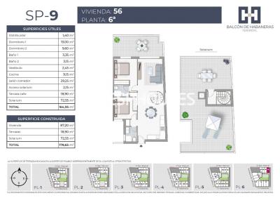 Апартаменты на продажу в Avenida Habaneras - Curva de Palangre - TORR0276-SP-6 Апартаменты на продажу в Avenida Habaneras - Curva de Palangre - TORR0276-SP-6