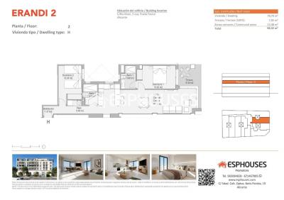 Appartement zum verkauf in Florida - ERANDI2-2-H Appartement zum verkauf in Florida - ERANDI2-2-H