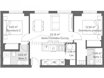 Flat for sale in Huelin - 009084