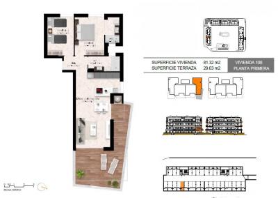 Appartement zum verkauf in El Chaparral - SP4799 Appartement zum verkauf in El Chaparral - SP4799