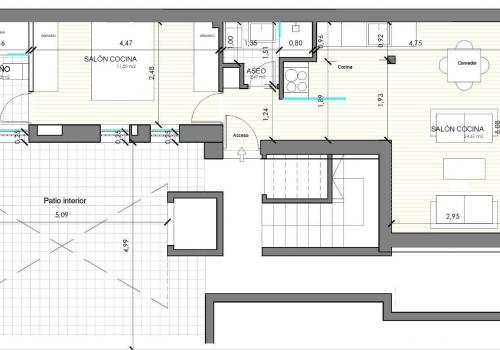 Apartamento en alquiler en Trafalgar, Madrid - PRO1799 Apartamento en alquiler en Trafalgar, Madrid - PRO1799