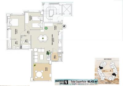 出售酒店式公寓Playa Del Esparto-Veneziola - N8369