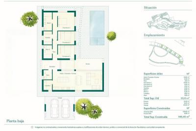 Villa zum verkauf in Hacienda del Álamo, Fuente Álamo de Murcia - N8986