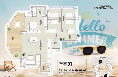 出售酒店式公寓Playa De las Gaviotas-El Pedrucho - MANGAPRINCIPE3