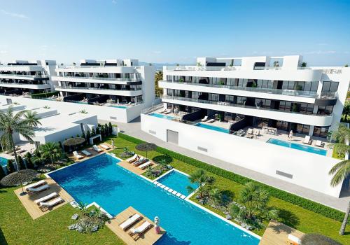 出售酒店式公寓Las Lomas del Rame-Bahía Bella, 洛斯阿尔卡萨雷斯 - BESTMED2-GF-3D